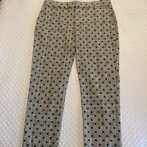 Gray Plaid Dot Pants CharterClub